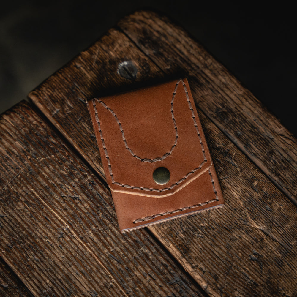 Worry Wallet Apple AirTag Coin Card Cash Handmade Leather Quality Wallet