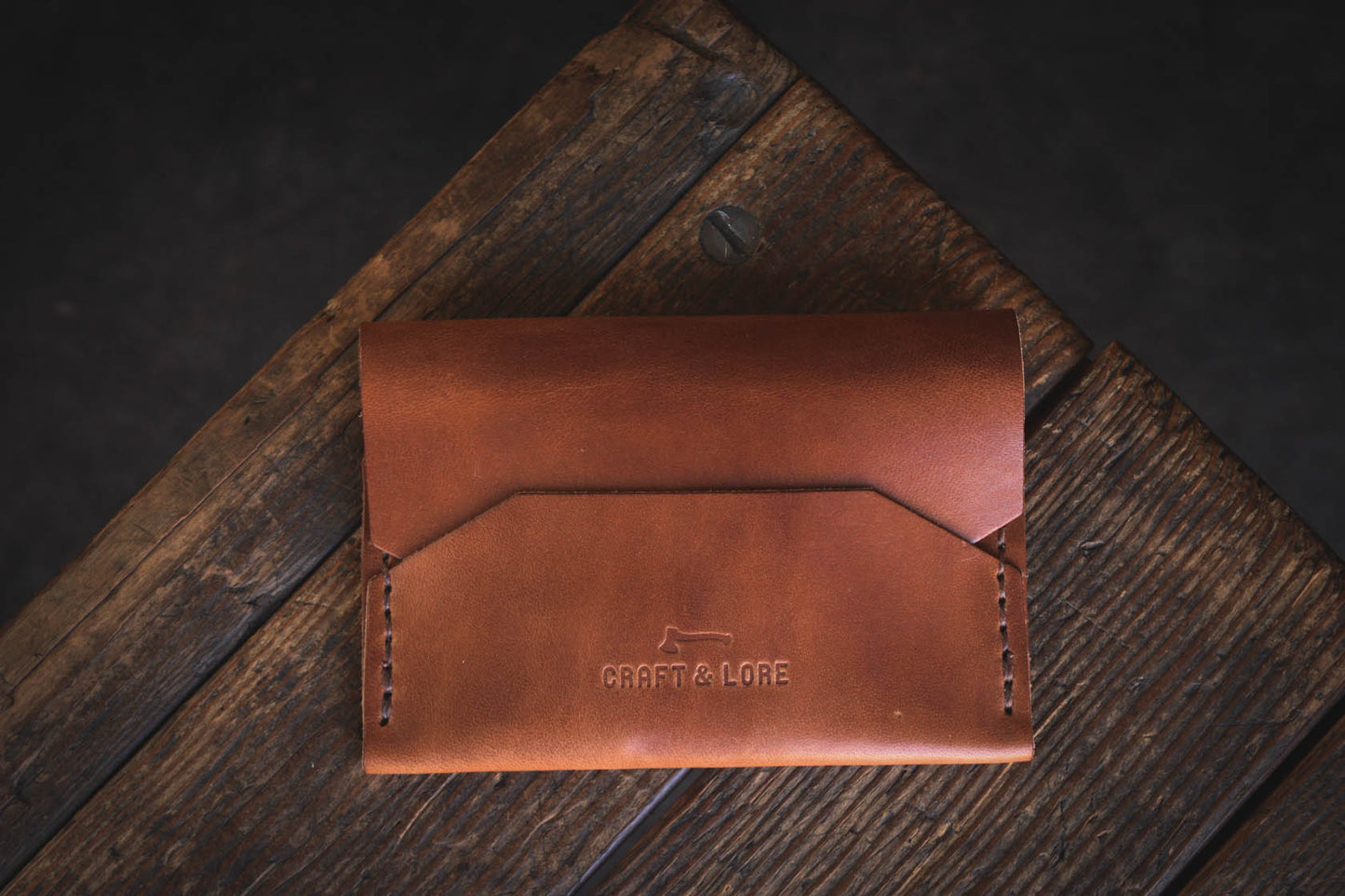 Enfold Wallet Horween Dublin Handmade Quality Durable Alternative Unique Original Design Style